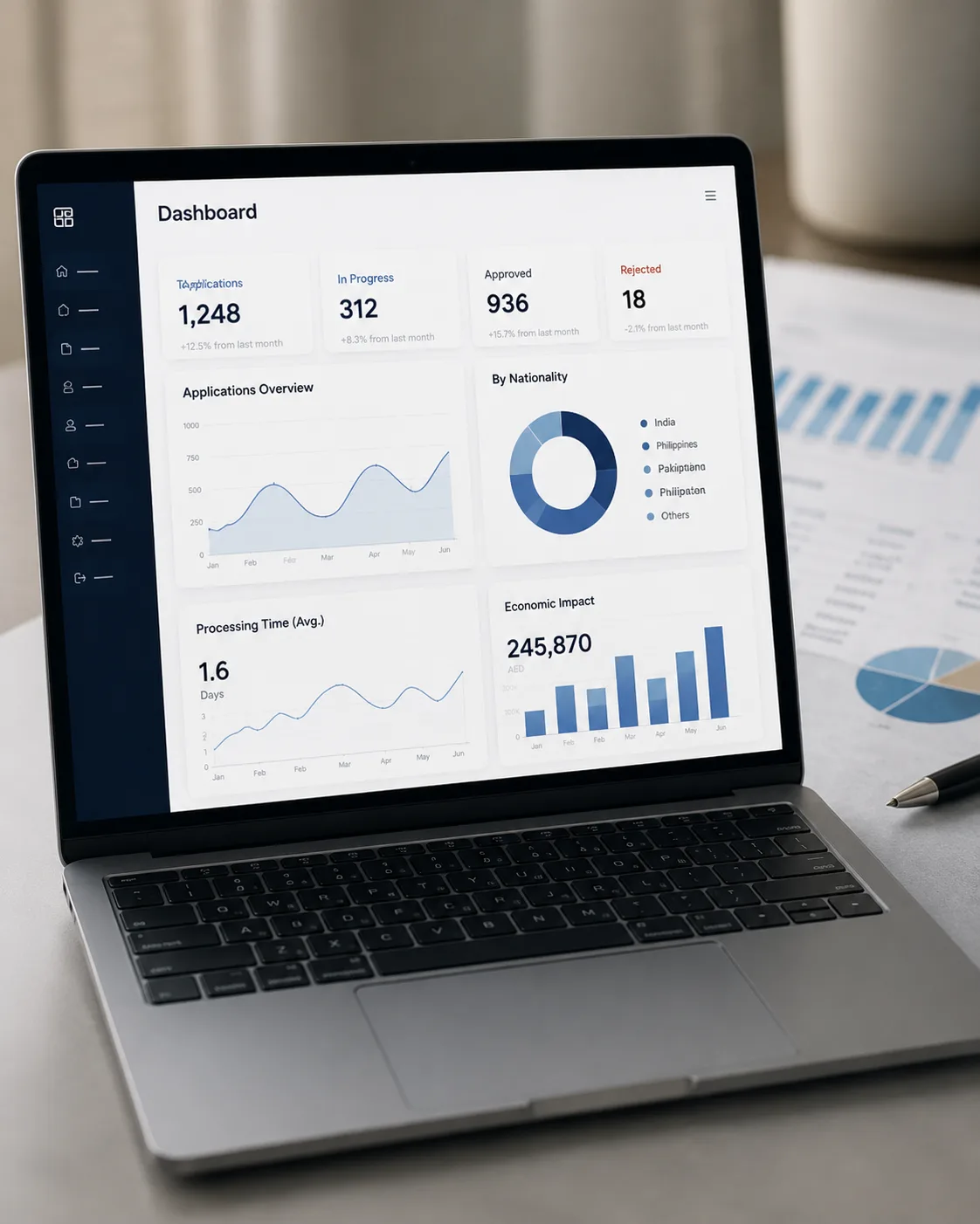 Effortless control with admin panel