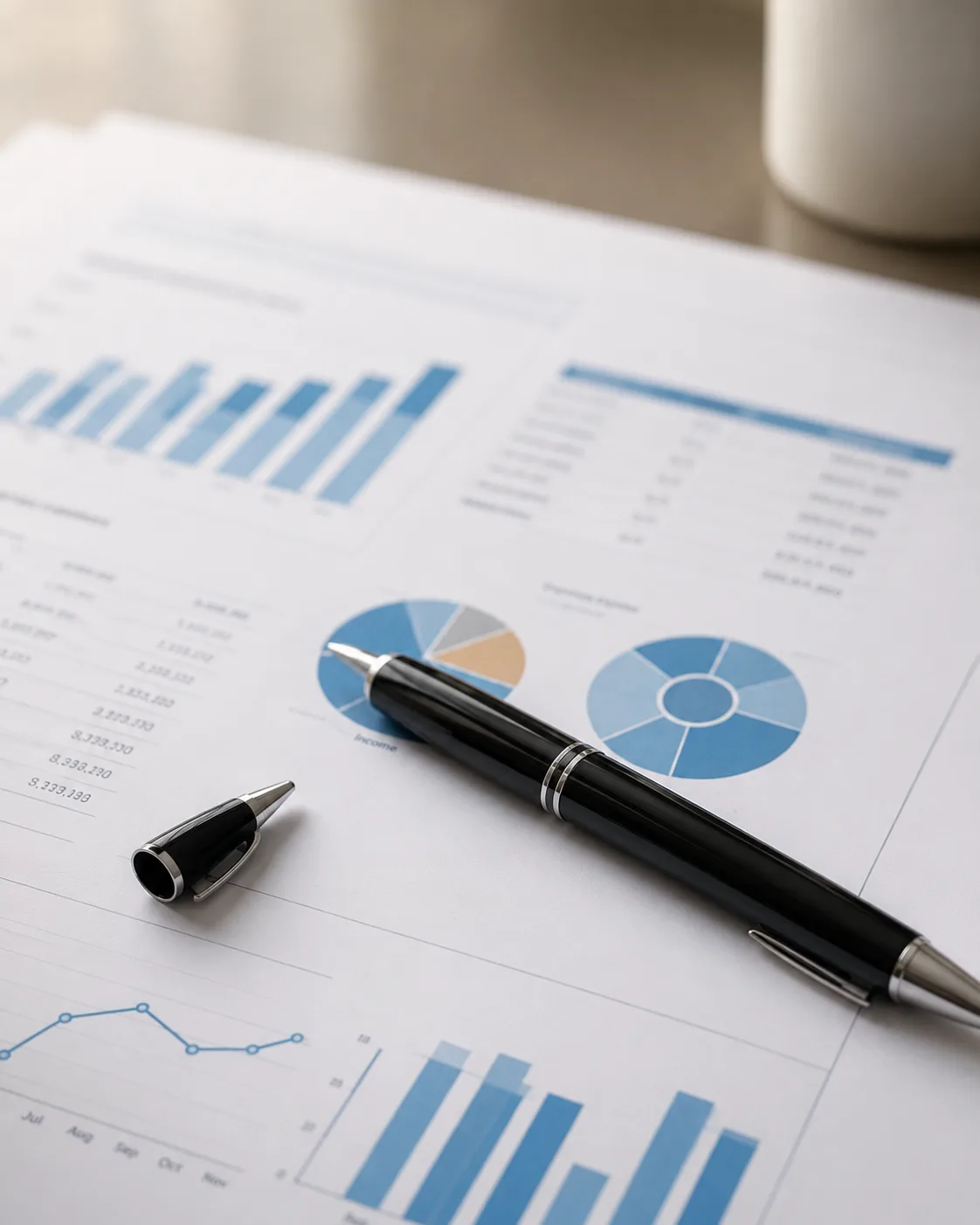 Detailed reports for expense tracking